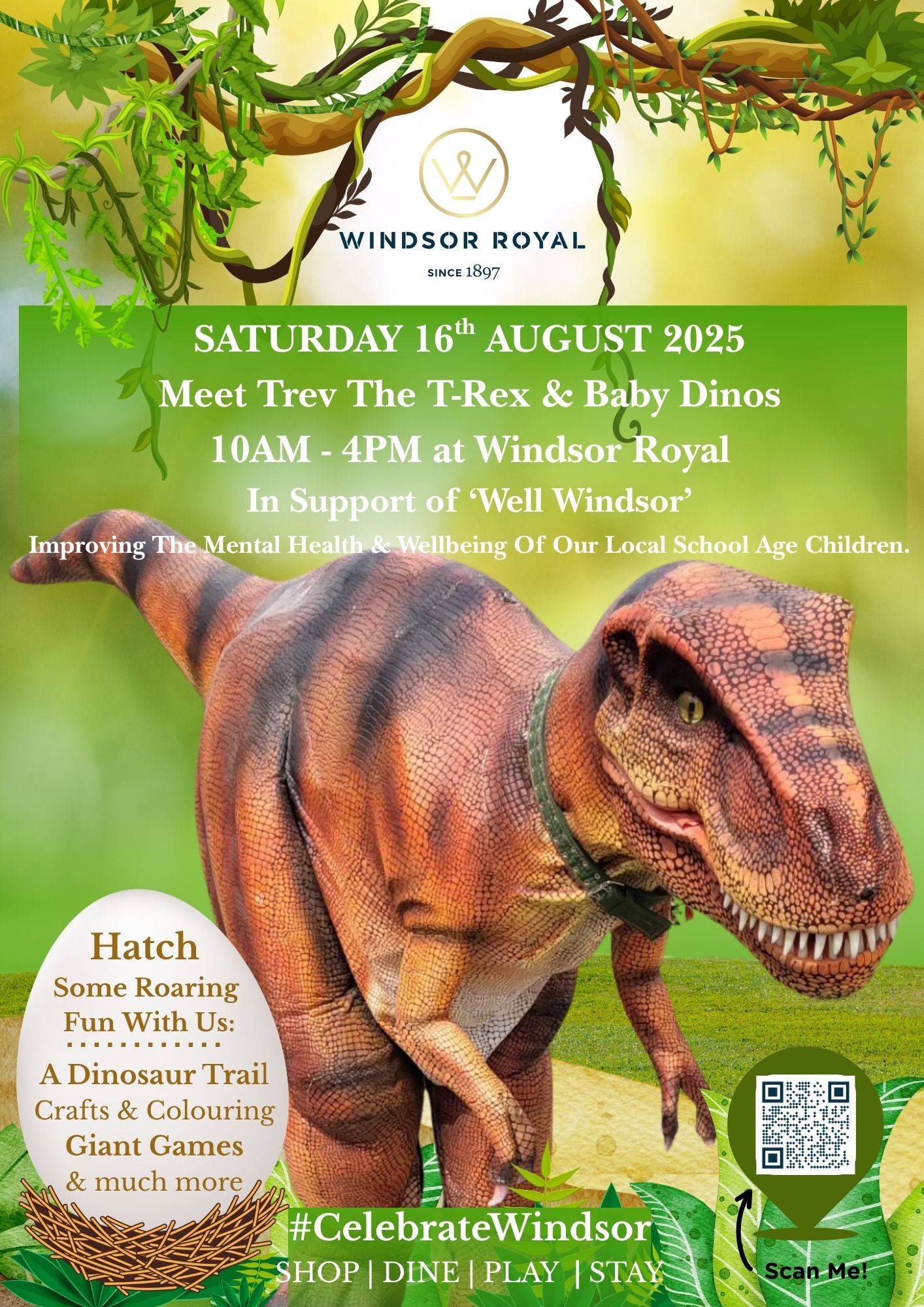 Meet Trev the T-Rex & Baby Dinos