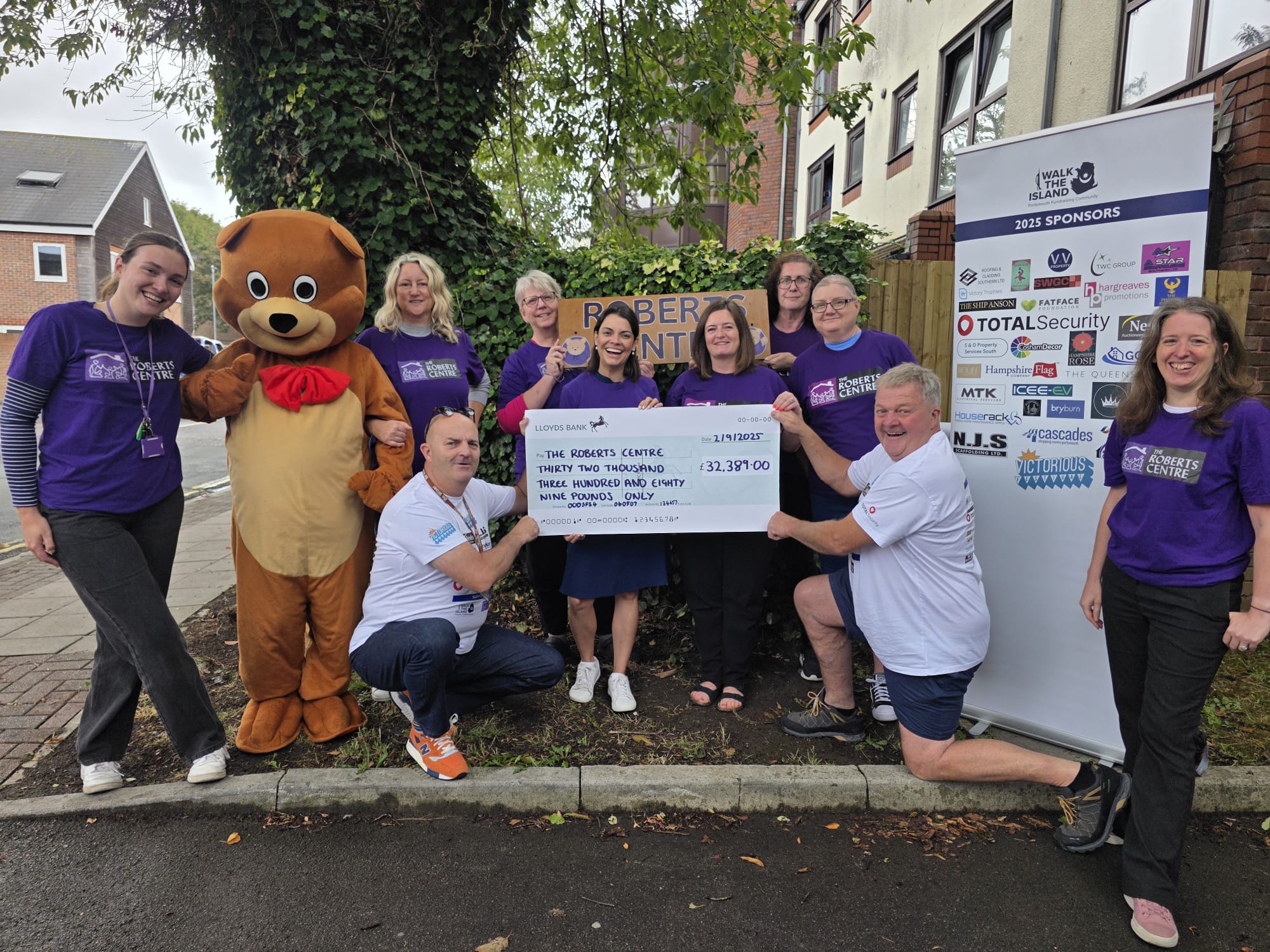 Cascades Helps Raise Over £32,000 for The Roberts Centre