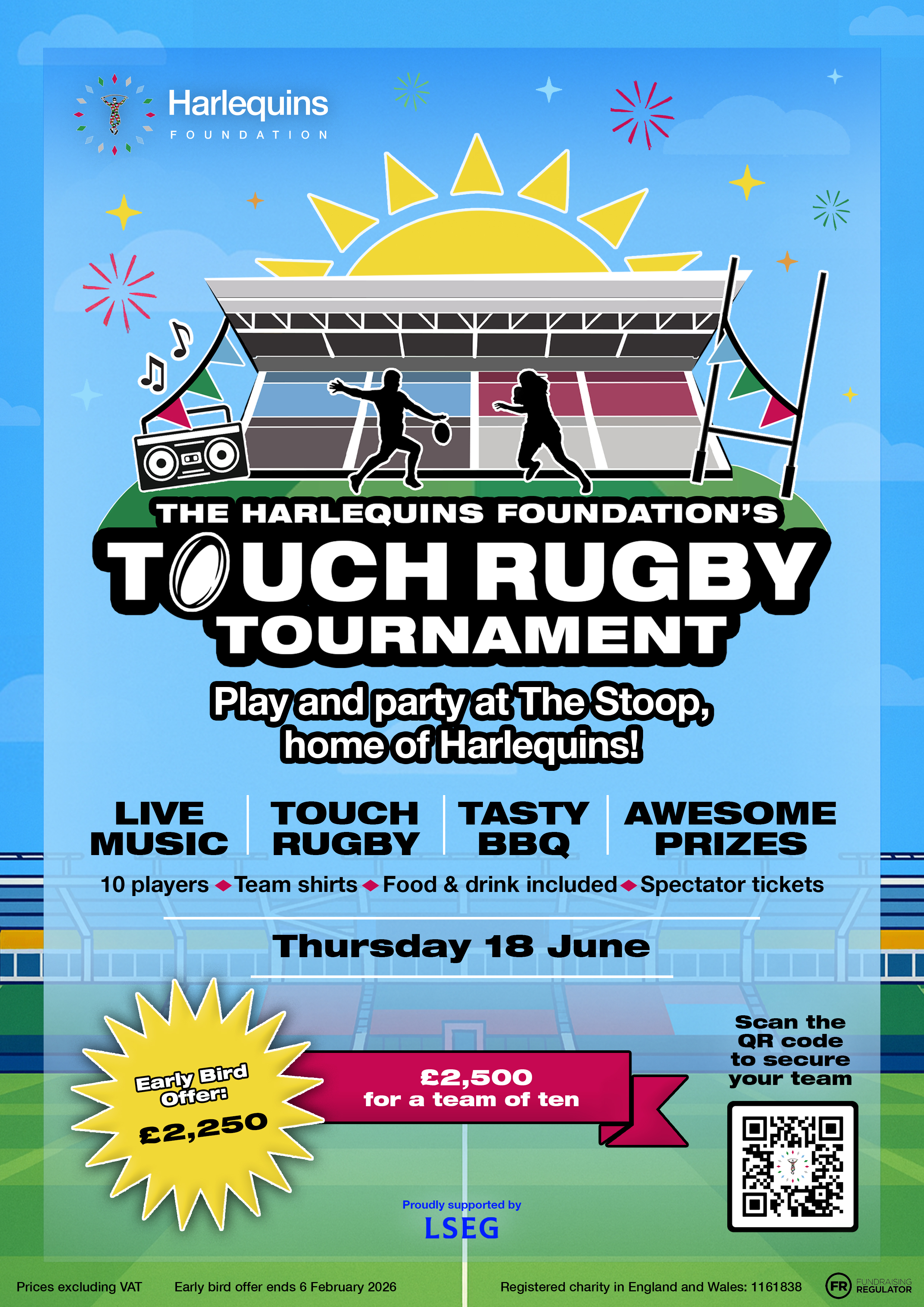 The Harlequins Foundation Touch Rugby Tournament