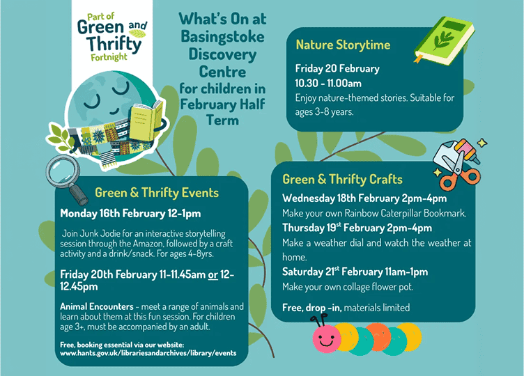 Basingstoke Discovery Centre February Half Term Events