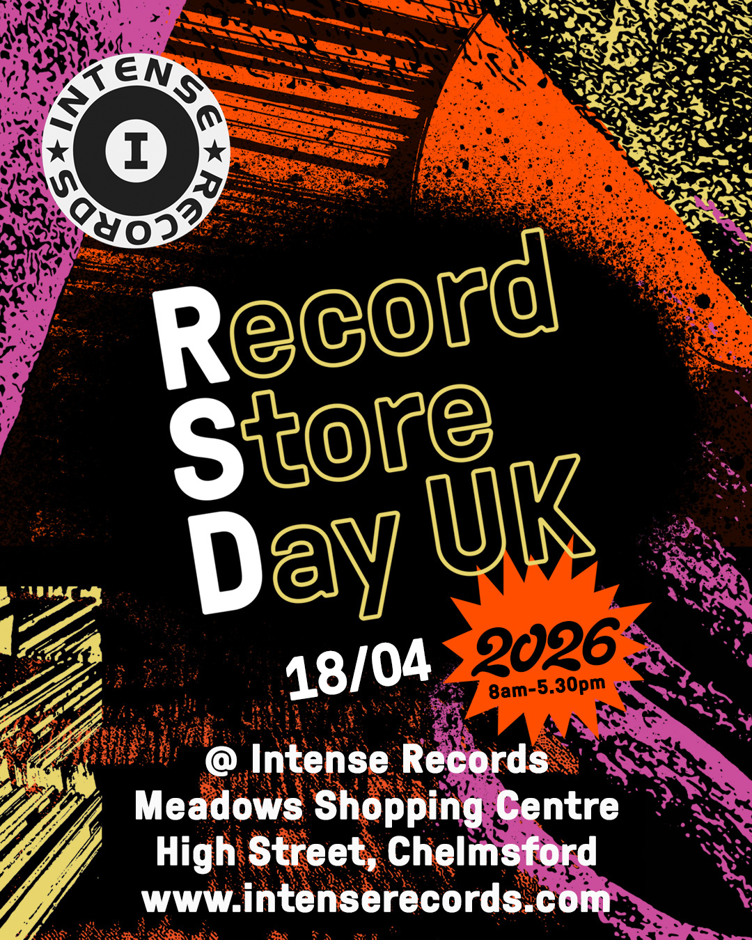 Intense Records - Record Store Day