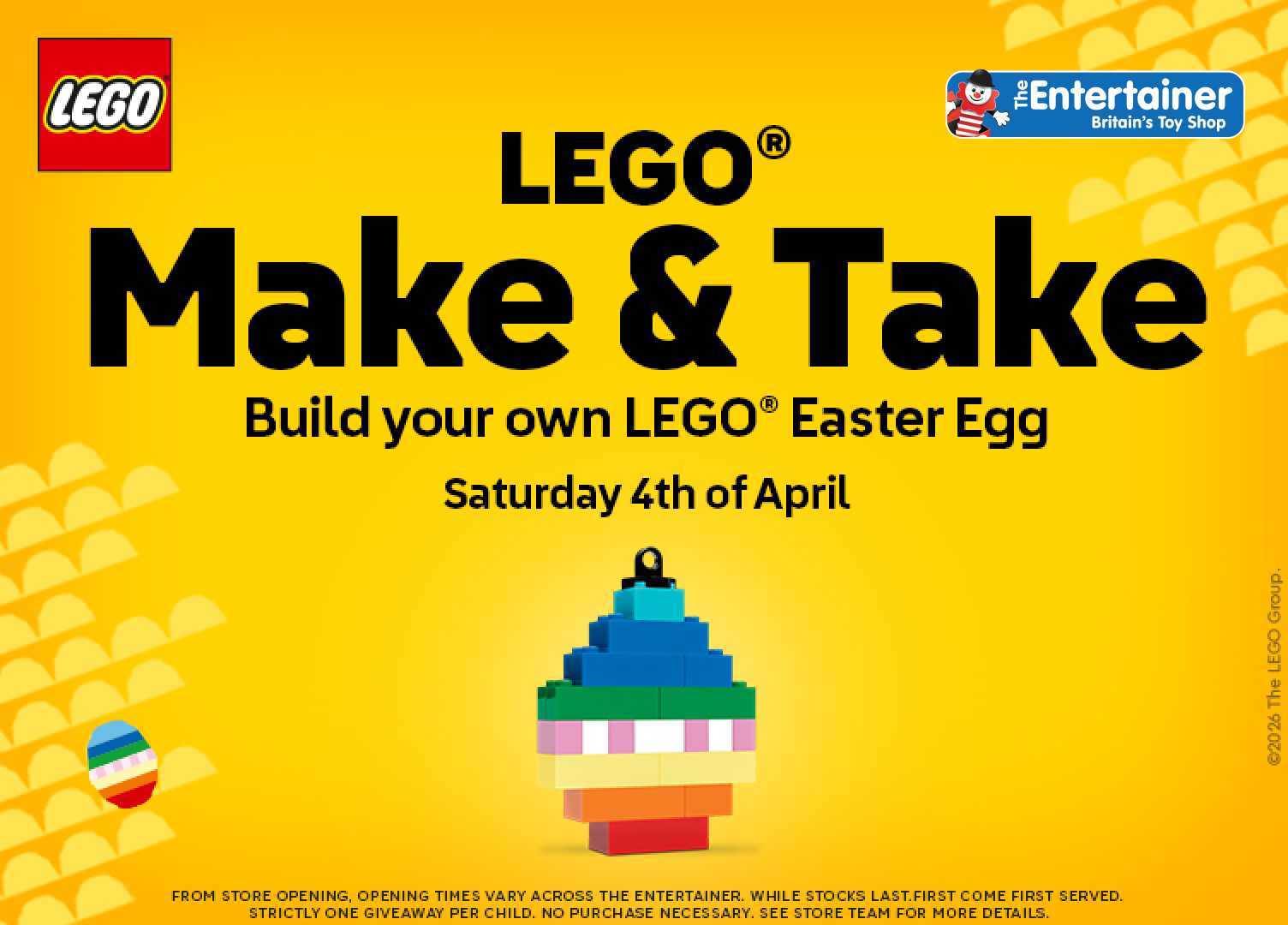 The Entertainer - LEGO Make & Take