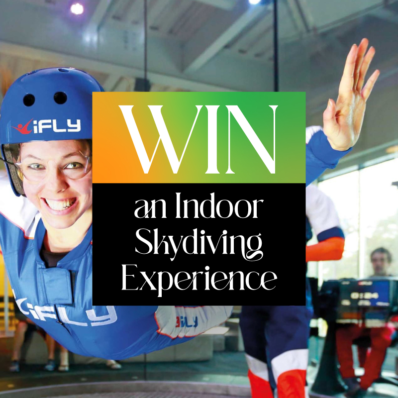 Win a fantastic indoor skydiving experience for 2