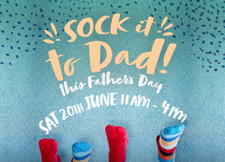 Sock it to Dad!