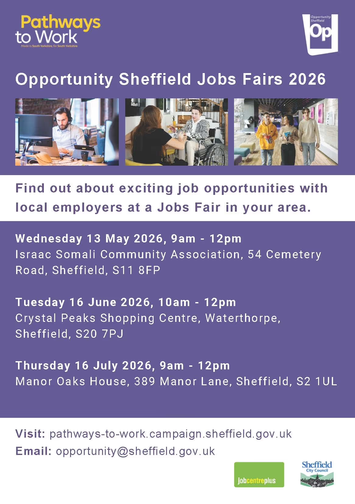 Opportunity Sheffield Jobs Fairs