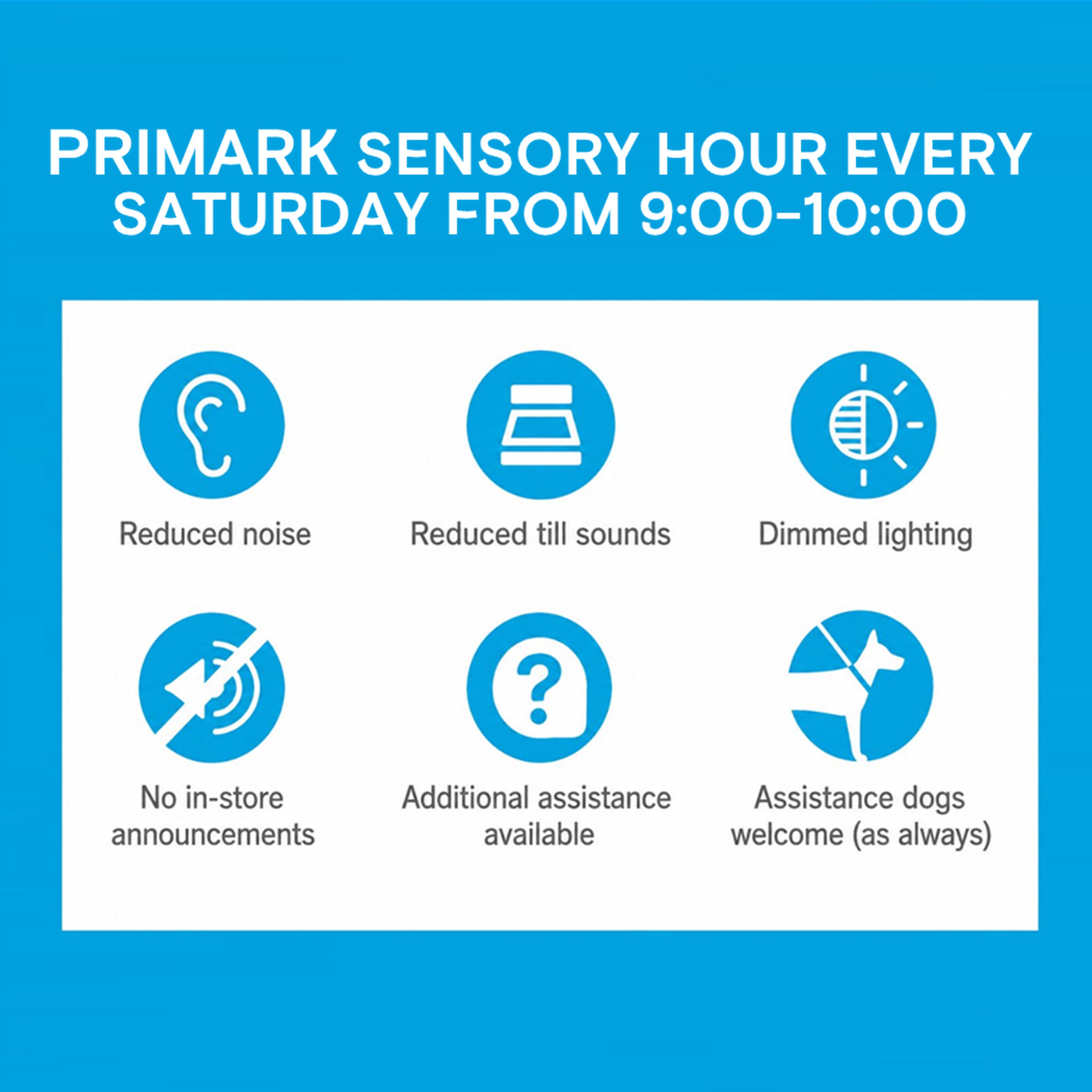 Primark Sensory Hour