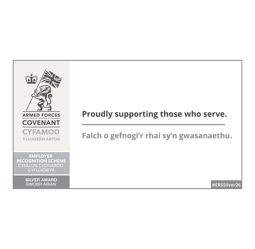 Aberafan selected for a Defence Employer Recognition Scheme Silver Award