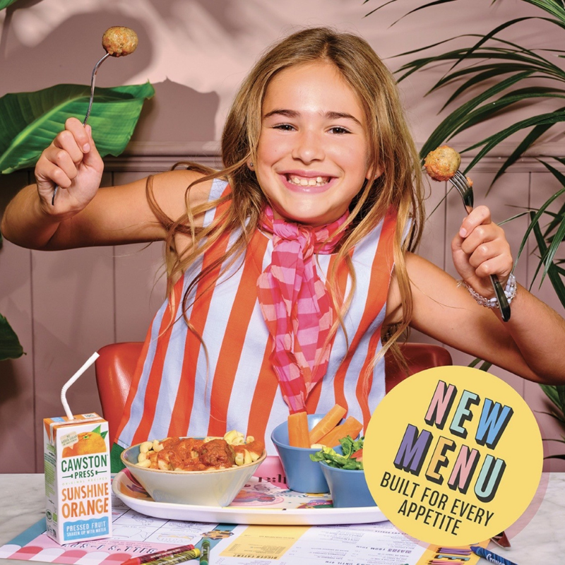 New Kids' menu alert at Bill's
