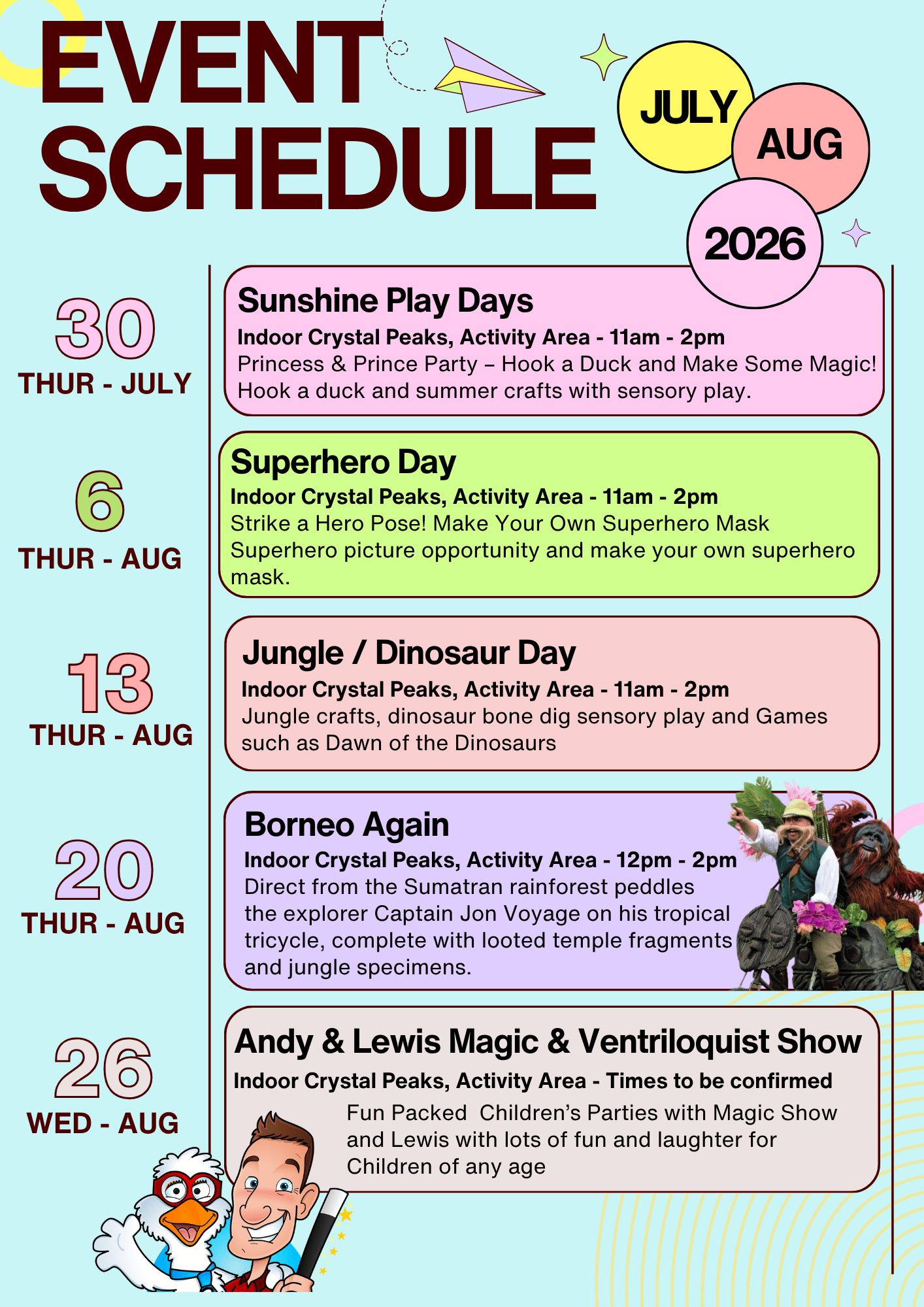 Events at Crystal Peaks Marketplace