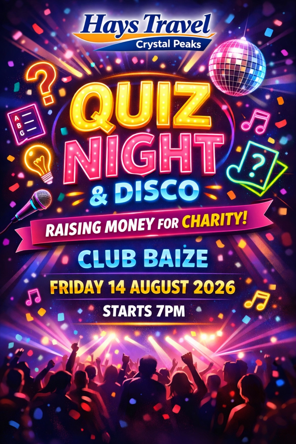 Hays Travel Quiz Night & Disco