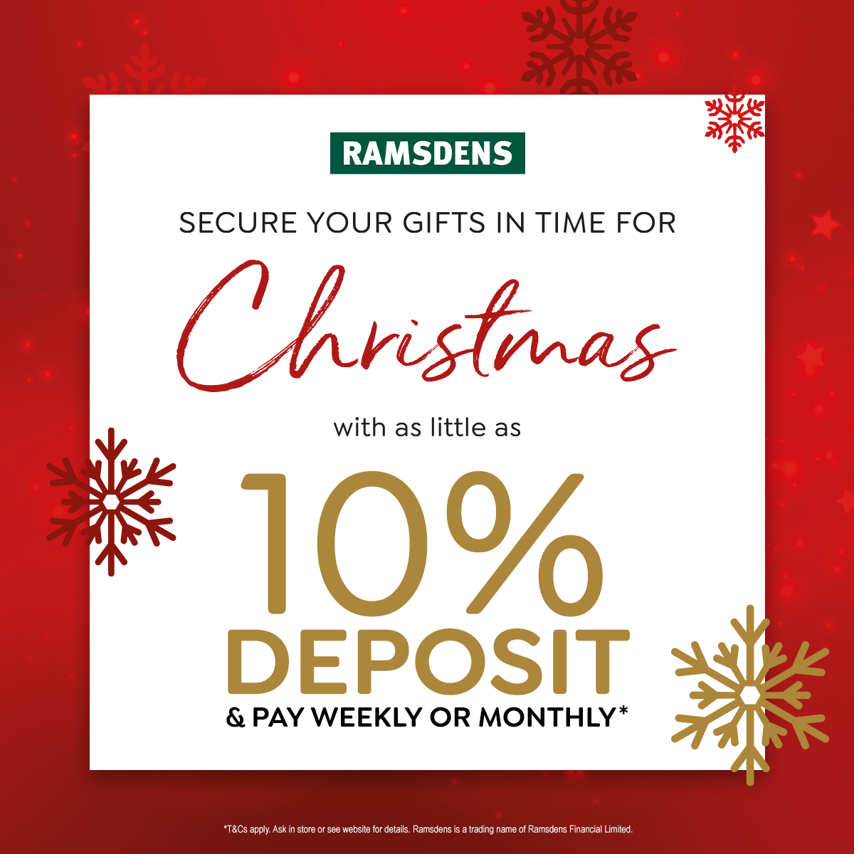 Ramsdens Christmas LayBy